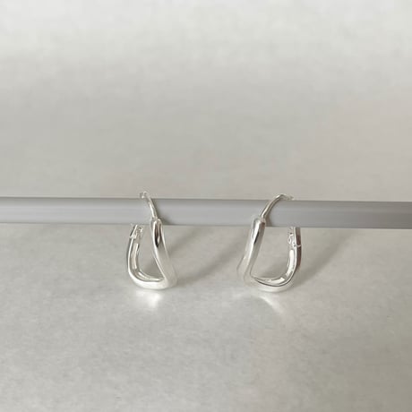 【silver925】Oval hoop pierce