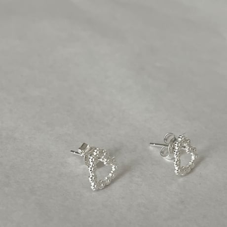 【silver925】Circle heart pierce