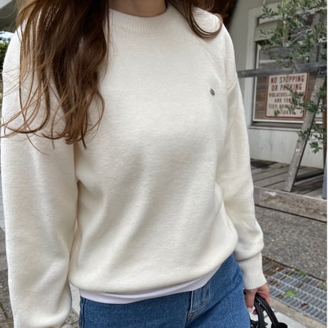 Gold plate basic knit(Ivory)