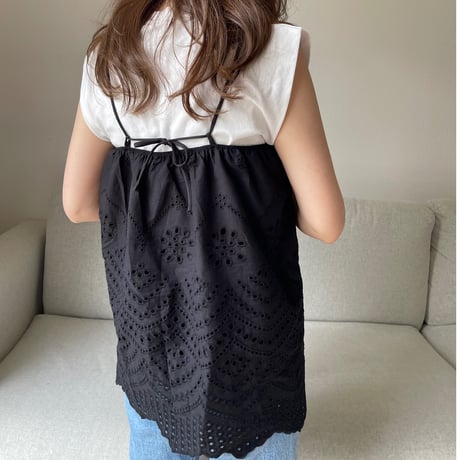 Race camisole(Black)