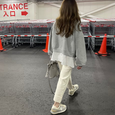 Straight stretch pants