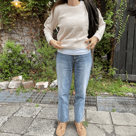 Straight fit denim