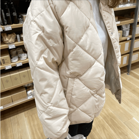 Quilted jacket (Cream)