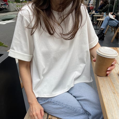 Roll-up flare tops(White)