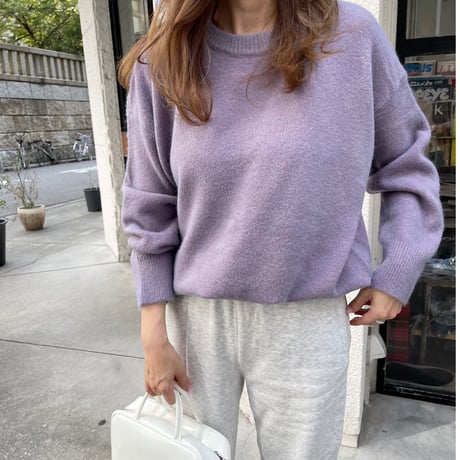 Loose knit (Purple)