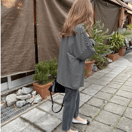 Boader long t-shirts(Black)