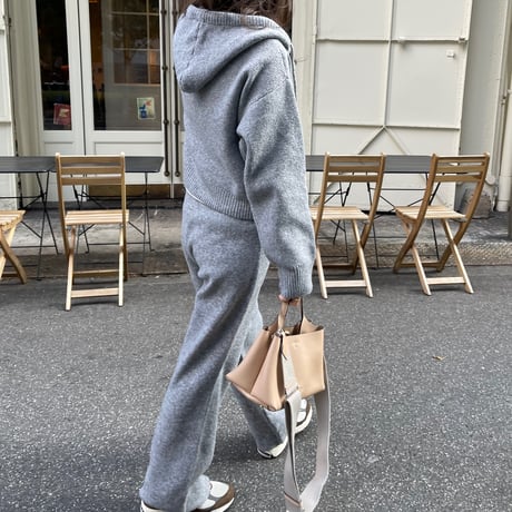 Knit foodie setup(Dark gray)