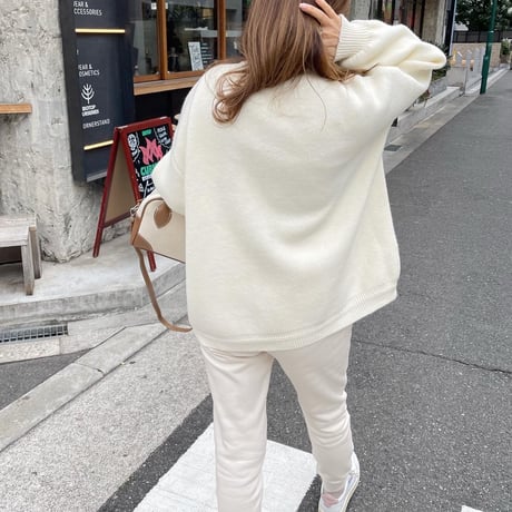 Double pocket cardigan (Ivory)