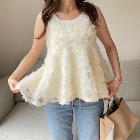 Camisole tulle tops