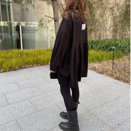 Square neck mini onepiece(Black)