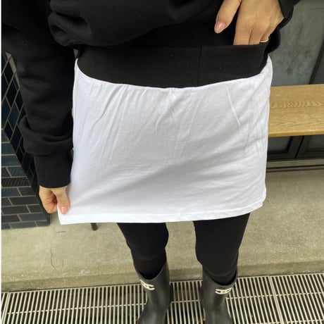 コットンスカート付きレギンス