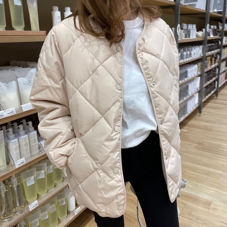 Quilted jacket (Cream)