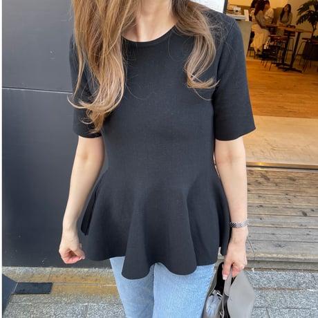 Flare knit (Black)
