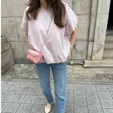 【6月再販】 Leather mini pochette(Pink)