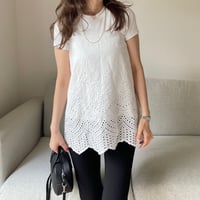 Race camisole(ｗhite)