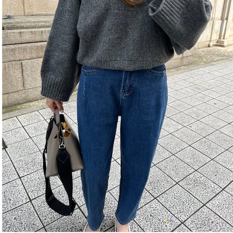 Taperd stretch soft denim(Blue)