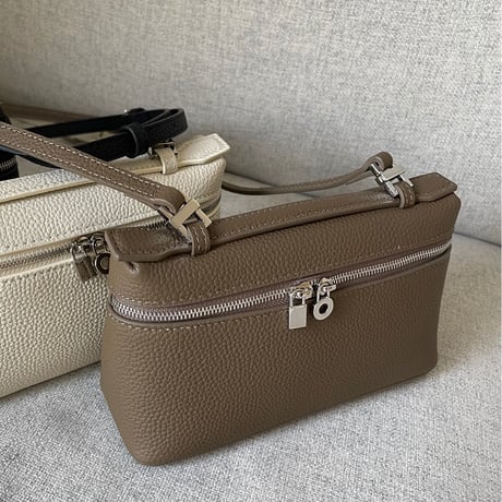 Leather mini sholder bag(Toupe)