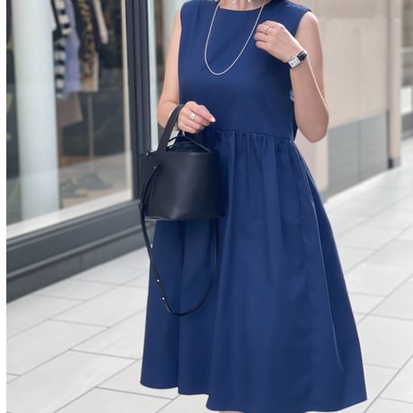 【Original】Volume onepiece(navy)