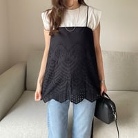 Race camisole(Black)