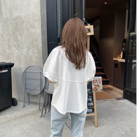 Volume sleeve tops(White)