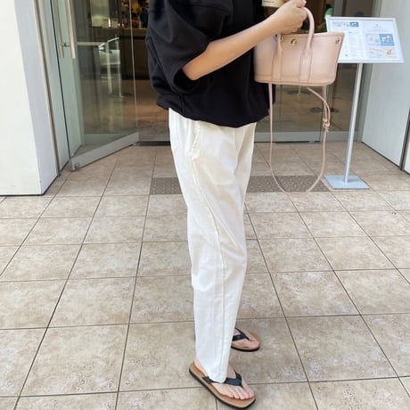 Relax linen pants(White)
