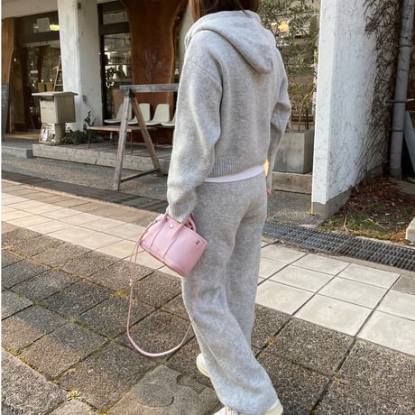 Leather mini tote bag(Pink)付属ポーチなし