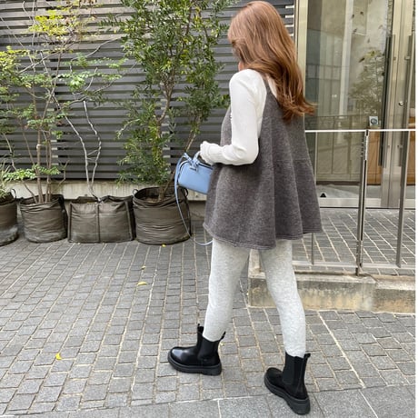 Knit camisole (gray)