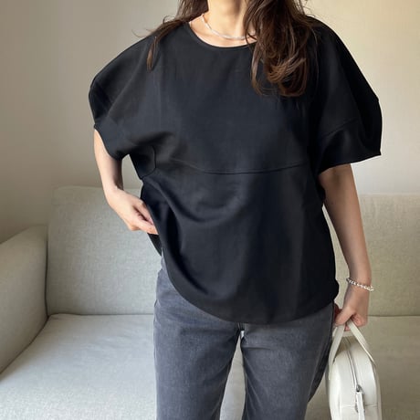 Volume sleeve tops(Black)