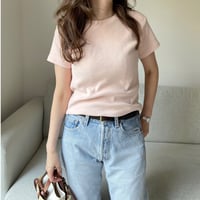 Flannel t-shirts(Pink)