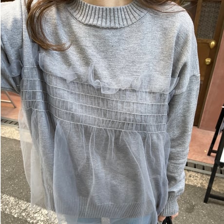 Feminine knit(Gray)