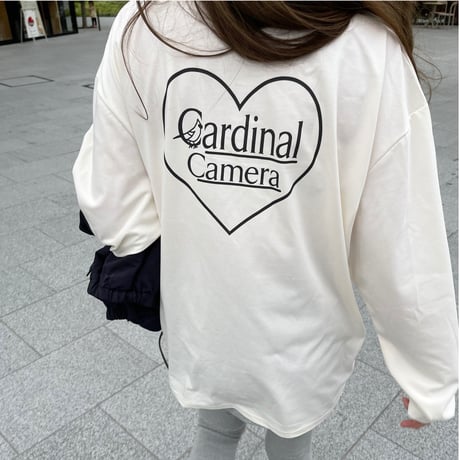 Print long t-shirts(Ivory)