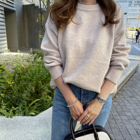 Loose knit (Light beige)