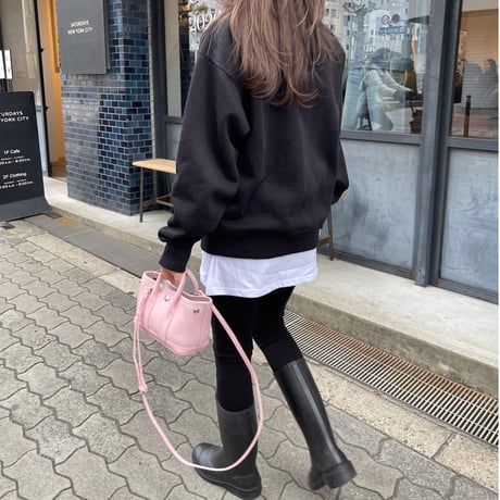 Leather mini tote bag(Pink)付属ポーチなし