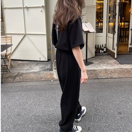 Back slit allinone(Black)