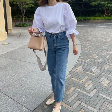 Candy sleeve tops(White)