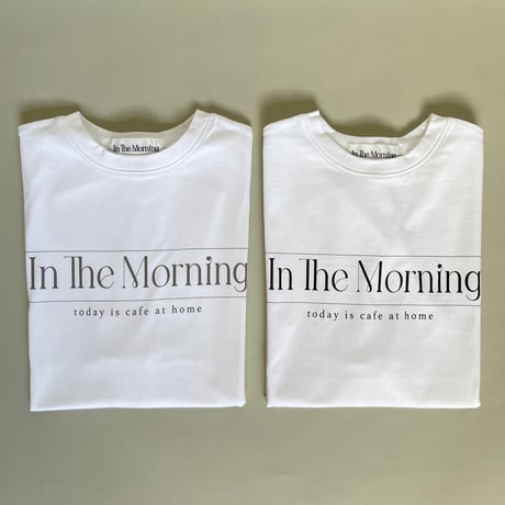 【In the morning】ORIGINAL LOGO T-SHIRTS (Black)