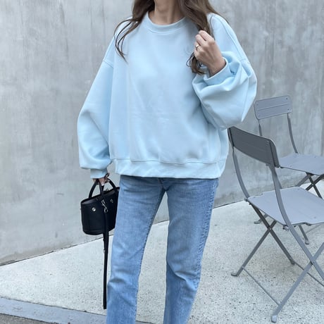 Over size sweat (Blue)