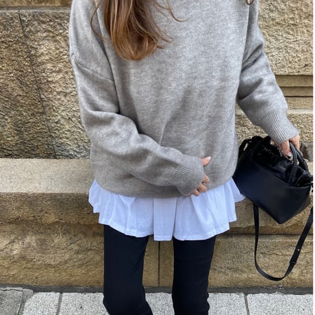 Loose knit (Gray)