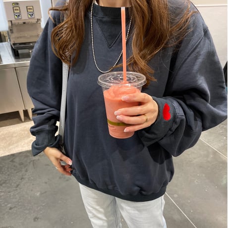 Volume sleeve sweat (Navy)