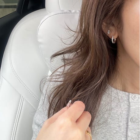 【silver925】Mini hoop pierce