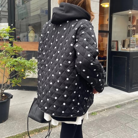 Dot quilted jacket