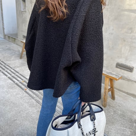 A-line boa light outer (Black)