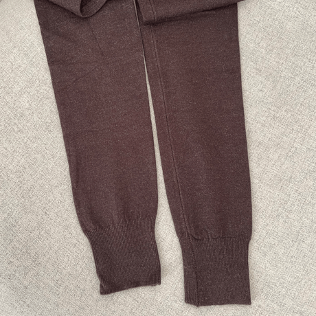 Wool knit leggings
