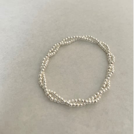 【silver925】Double ball chain bracelet