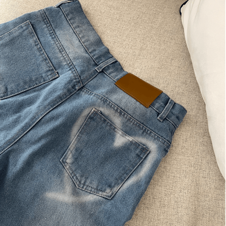 Heart wide denim