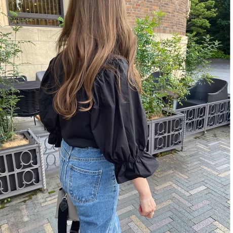 Candy sleeve tops(Black)