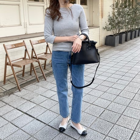 2way waffle tops(Gray)