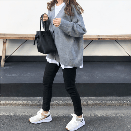 Wide cardigan