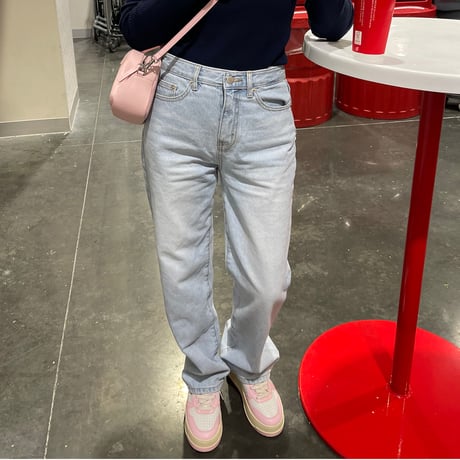 Straight wide pants