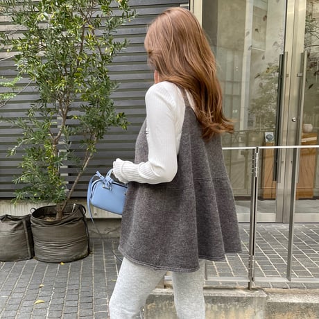Knit camisole (gray)